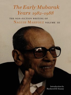 cover image of The Early Mubarak Years 1982–1988